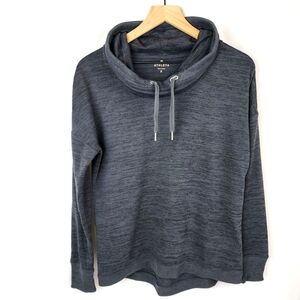 Athleta Women's Grey Cowl Neck Sweatshirt Size S